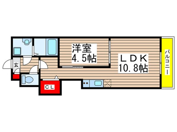 Dear Court Chibaの物件間取画像